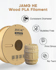 JAMG HE Wood PLA 3D Printer Filament