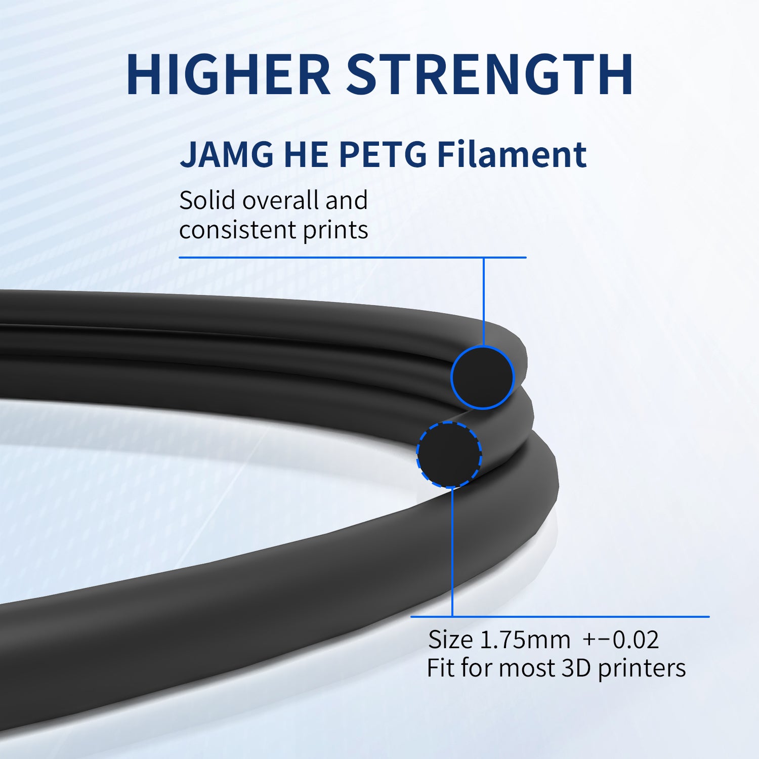 Jamg He PETG Filament 10kg pack for 3D Printer