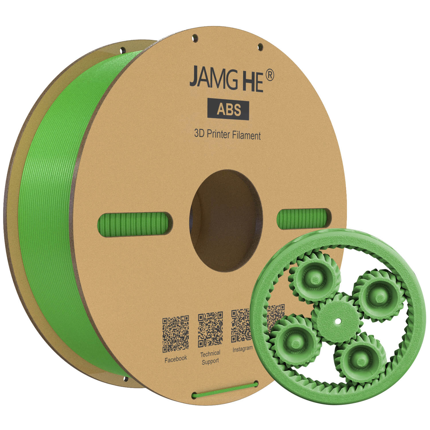 abs_3d_printer_filament_green