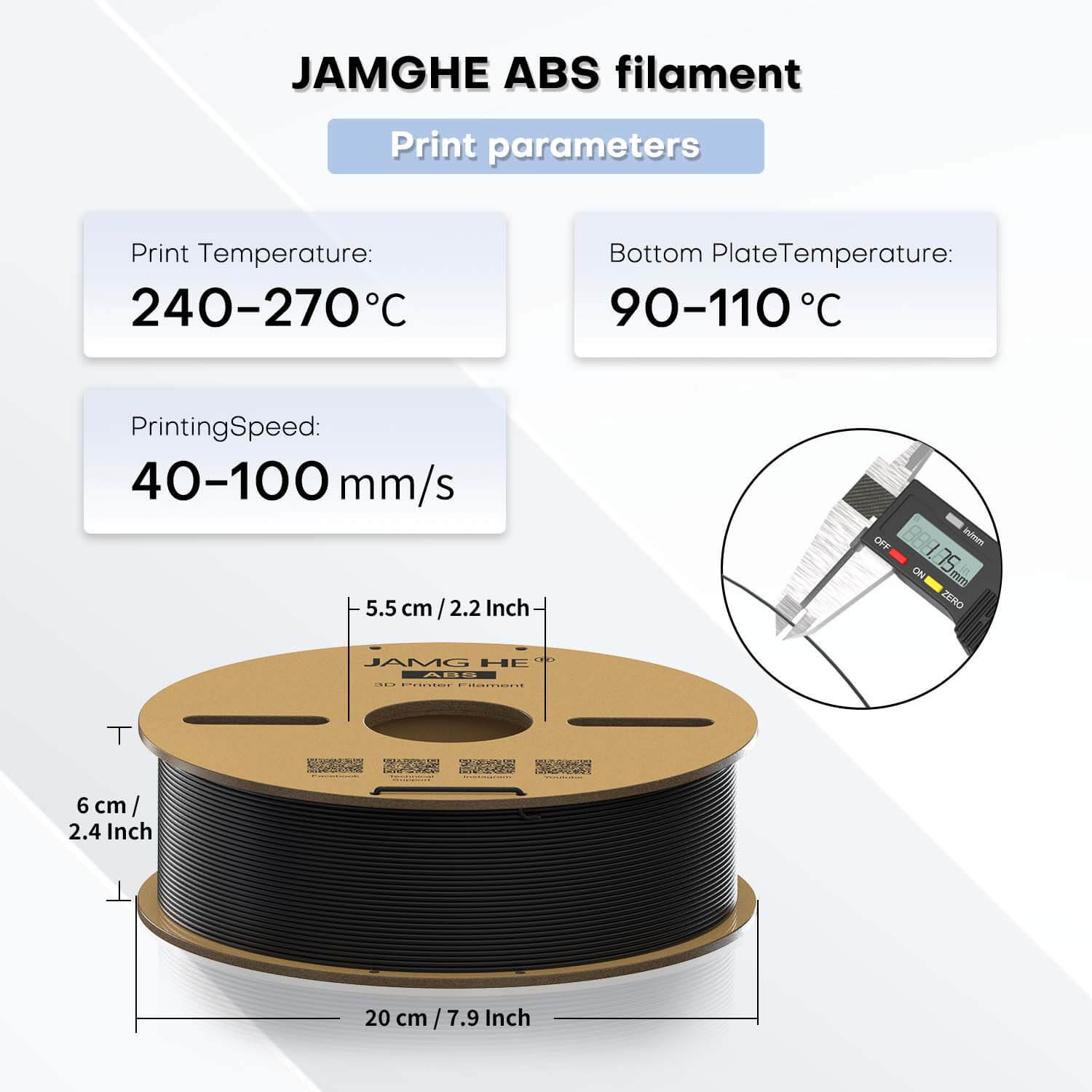 abs filament 1.75mm